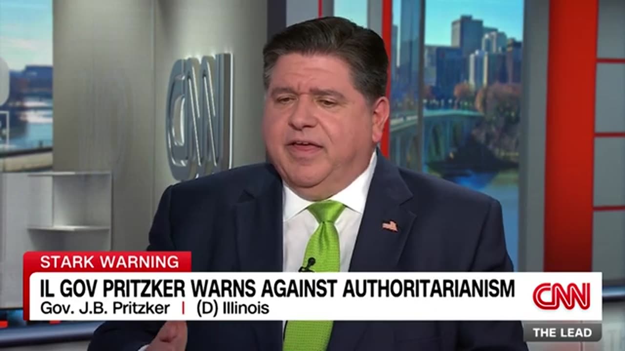 Governor Pritzker issues stark warning about Trump and authoritarianism
