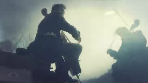 Michael Jackson's 'They Don't Care About Us' - the 2 cellos translation into their instruments.