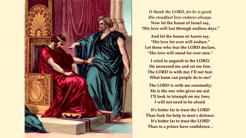 Psalm 118: 1-9. Tune: Crasselius