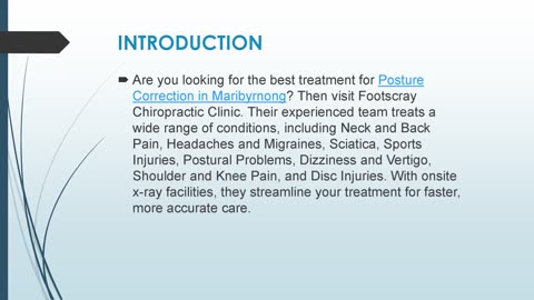 Looking For Best Services Posture Correction in Maribyrnong