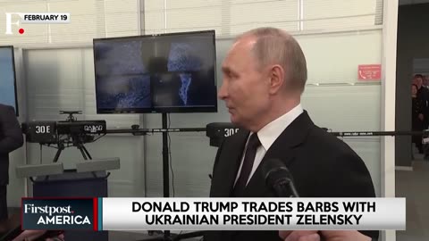 Trump Trades Barbs with Ukraine's Zelensky, Putin Swoops In | Firstpost America