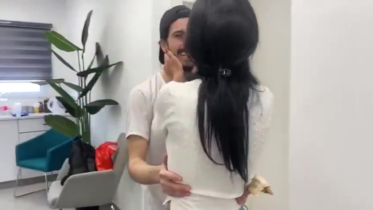 The mother of Matan Zangauker embraced her son after his release.
