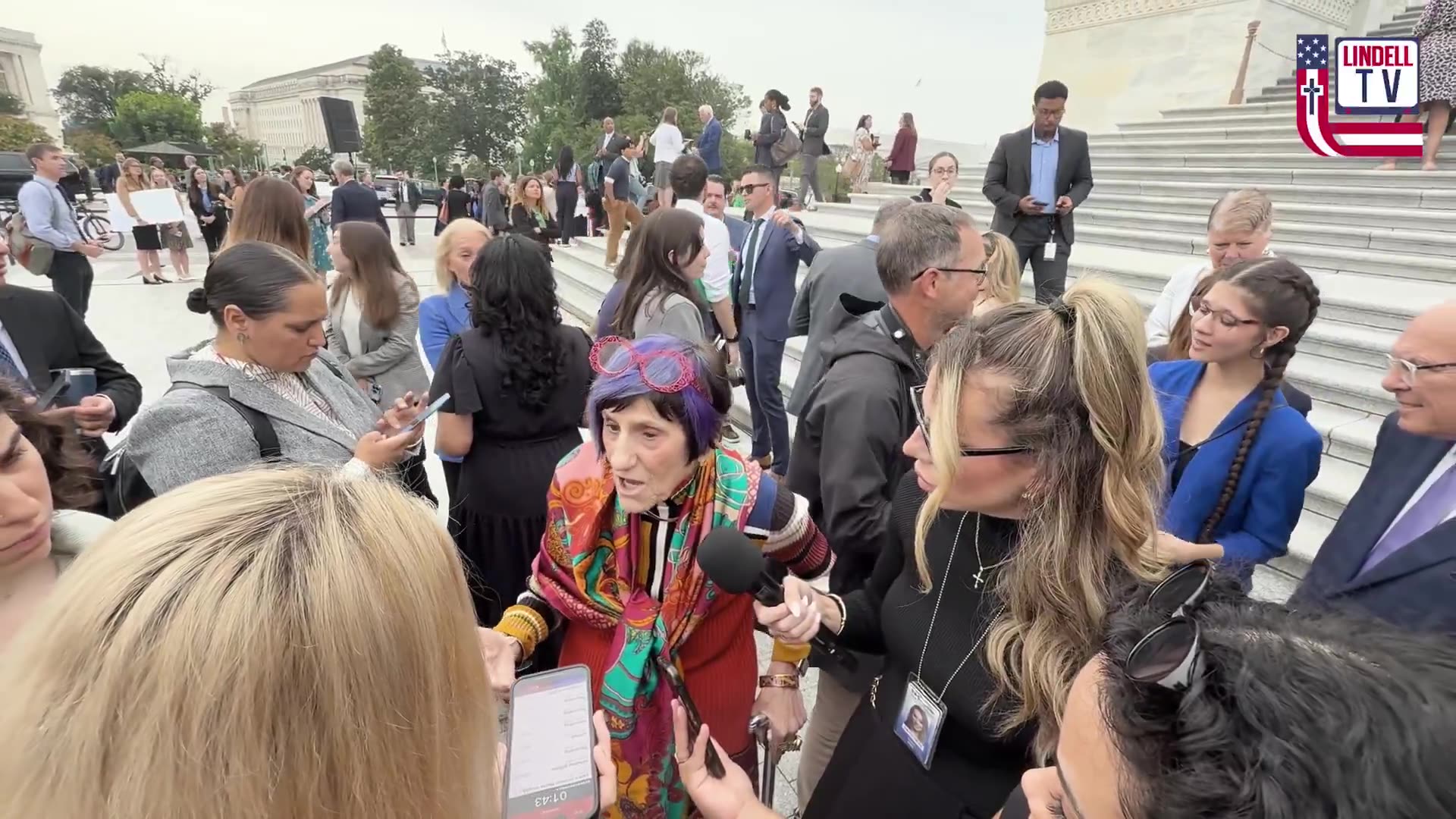 The elderly purple-haired Congresslady erupts when confronted with facts about the COVID vaccine