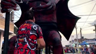 Trump grabs spotlight in Guatemala’s ‘Burning of the Devil’ rite