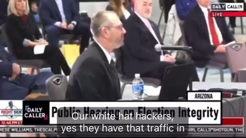 During this hearing on Election Integrity in Arizona, Colonel Waldron swore under...