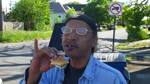 Dave and I take a white castle break