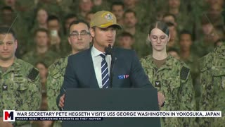 🇺🇸 WAR Secretary Pete Hegseth Delivers Remarks to Troops on USS George Washington in Yokosuka, Japan [LIVE]