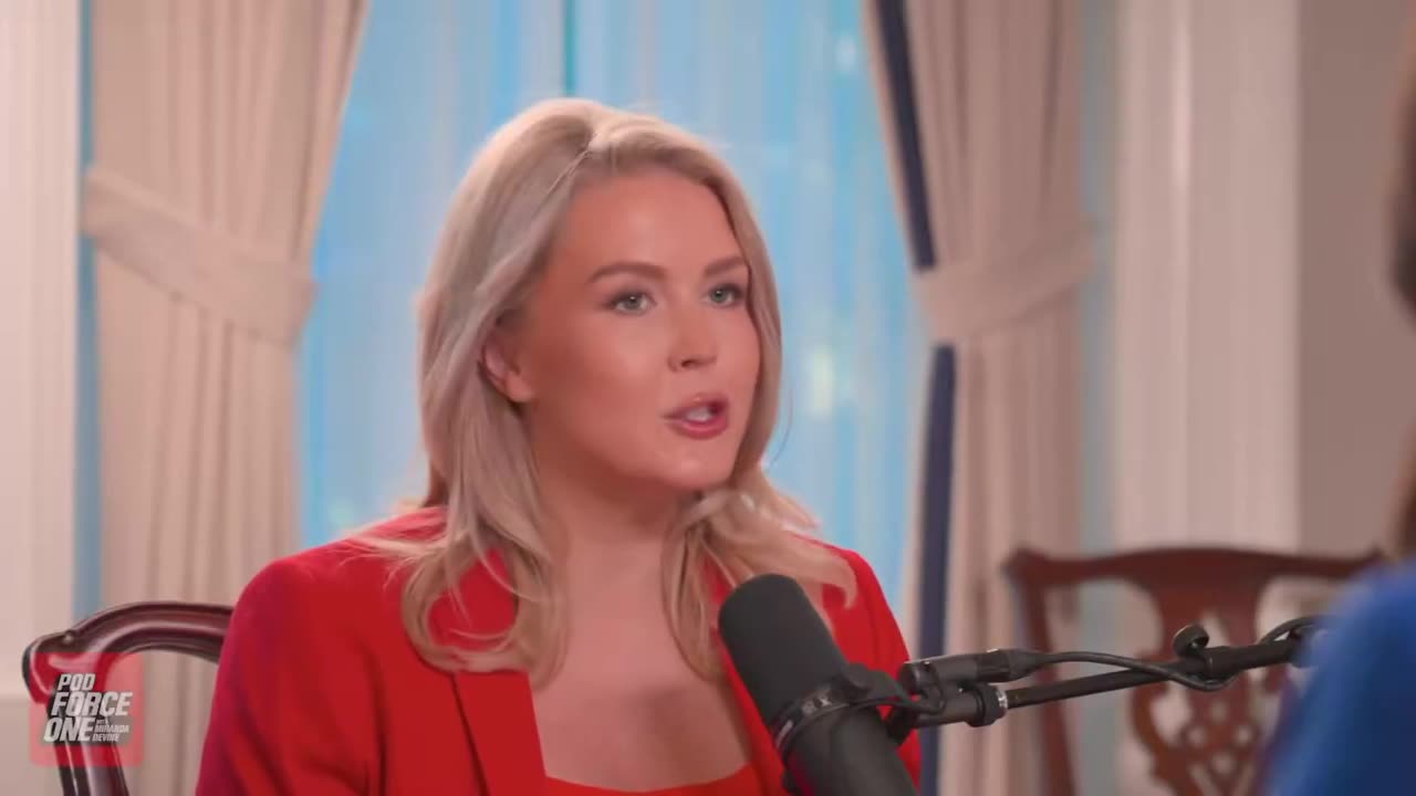 Karoline Leavitt explains why some press are banned upper press area at White House