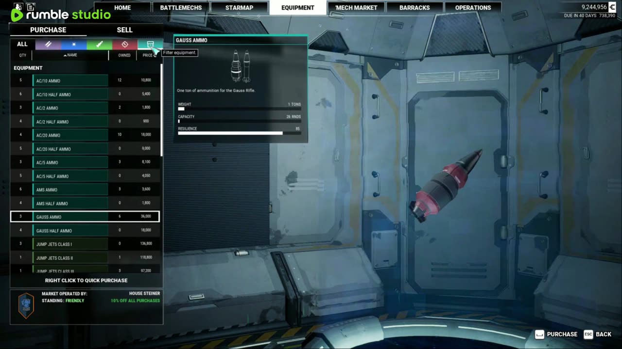 MechWarrior 5 vanilla second run through Day 15