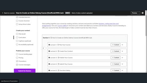 How to Create an Online Udemy Course (Unofficial) With Jack 1