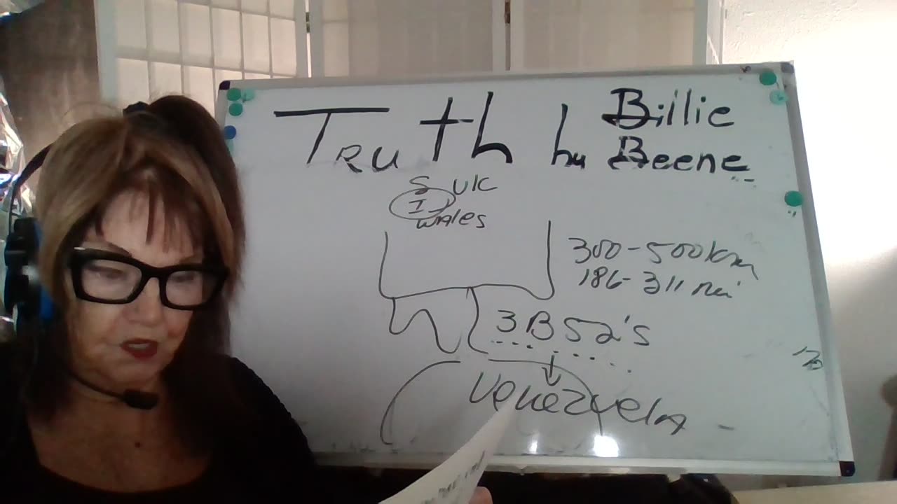 101525-2P TRUTH BY BILLIE BEENE "FLASH" PRES T- WAR /PEACE! B 52's-COAST VENEZUELA! 7700/SECWAR!