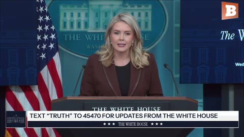 LIVE: Trump Press Secretary Karoline Leavitt Holds Press Conference at White House...