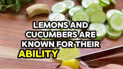 cucumber water benifits