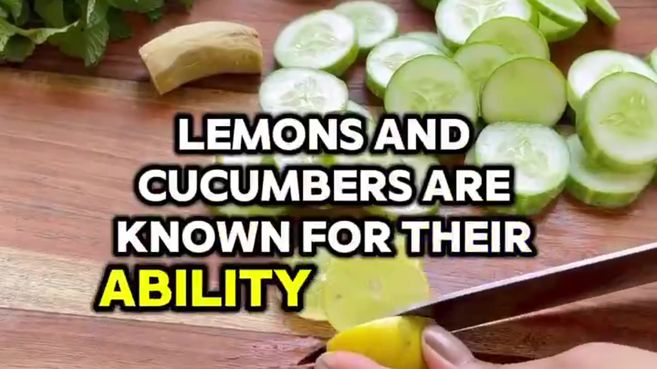 cucumber water benifits