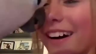 She has a naturally certified dentist, just look at that natural white coat