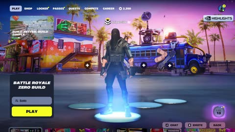 Fortnite Solo Playthrough (New season)