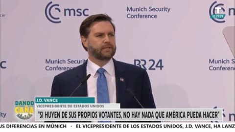 El discurso en español de J.D. Vance en la Conferencia de Múnich