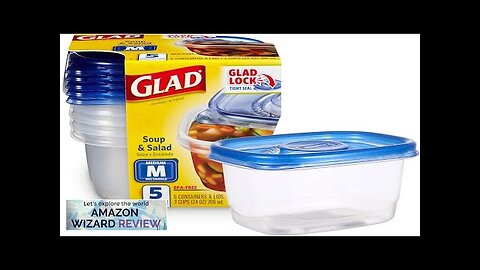 GladWare Soup & Salad Food Storage Containers for Everyday Use Medium Review