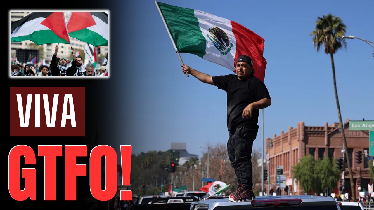 A Message From America To Those Who Wave FOREIGN FLAGS In The US!