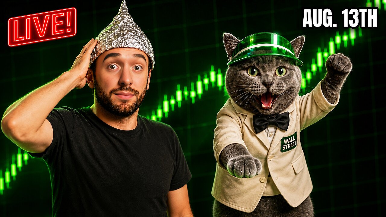 LIVE DAY TRADING: The MK Show (Aug. 13th) thumbnail