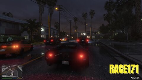 Race171 Franklin racing in a Speedy Sports Car GTA V