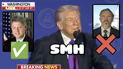 Trump Defends Bill Clinton, Calls Thomas Massie A “Moron” & Says Move Past Epstein!