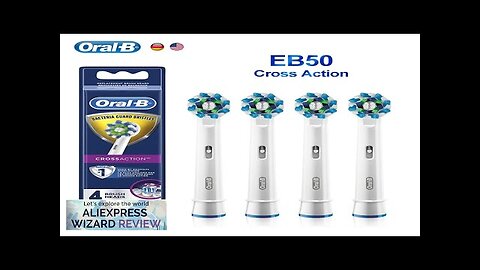 Original Oral B EB50 Brush Heads Cross Action 16 Degree Angle Spare Review