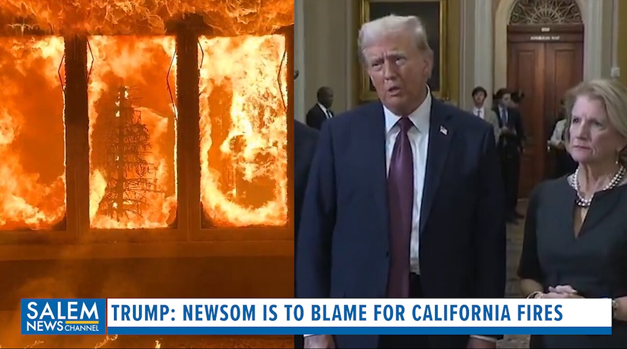 Trump Rips Newsom As California Fires Rage 'He's Protecting A Tiny Fish Instead Of His Residents'