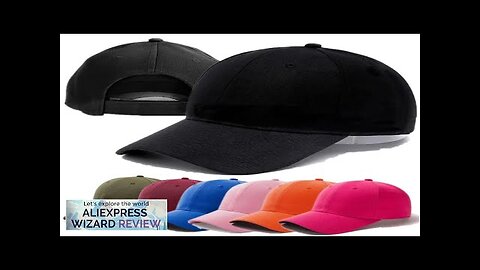 Unisex Cap Casual Plain Baseball Cap Adjustable Snapback Hats For Women Men Review