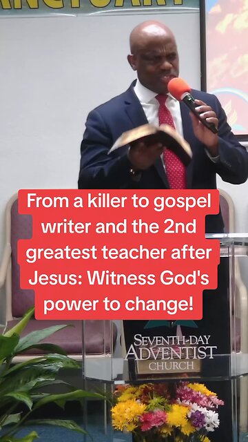 From a killer to gospel writer and the 2nd greatest teacher after Jesus: Witness God's power to chan