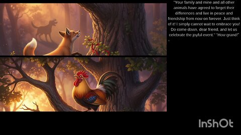 English Stories the cock and fox