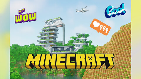 Minecraft | Epic Modern House Build on Cliffside!