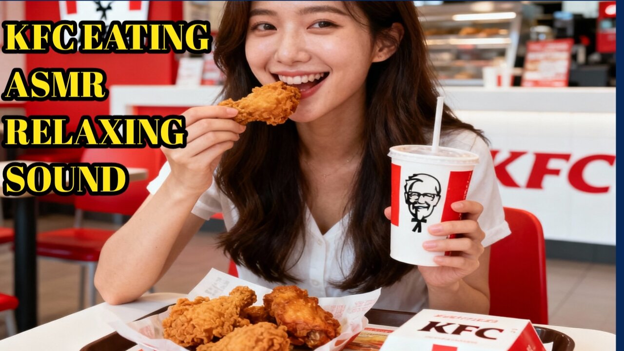 🔥 Super Crispy KFC Chicken ASMR | Deep Crunch + Juicy Bite Sounds