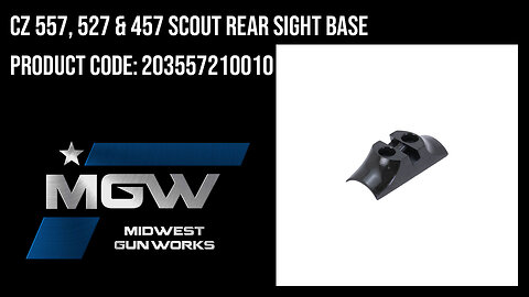 CZ 557, 527 & 457 Scout Rear Sight Base - 203557210010