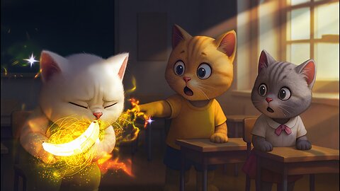 The Kitten Ate a Strange Apple… Then Chaos Broke Out in Class!