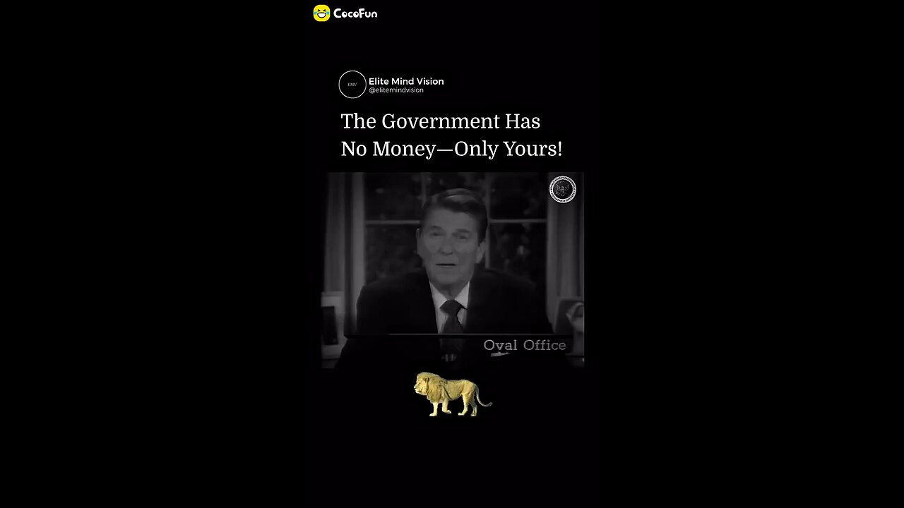 The government has no money-only yours