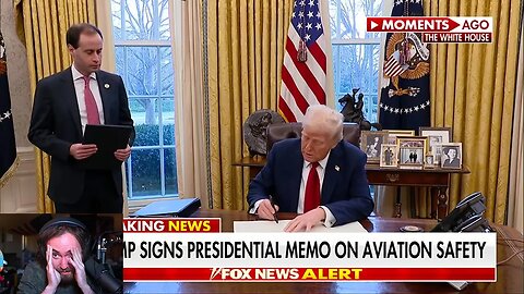 Trump Signs An Aviation Order Following The Plane Crash