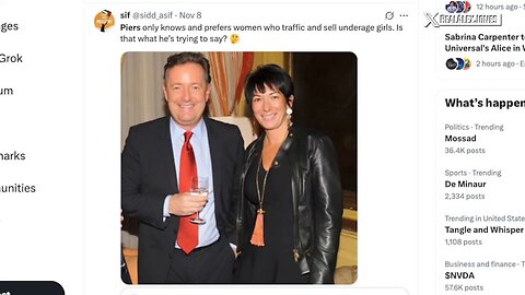 Hot Video! Disgraced Globalist Mouthpiece Piers Morgan Begs Nick Fuentes To Come On