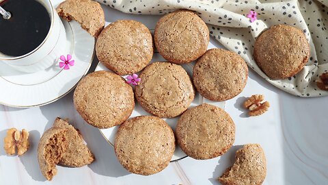 Bulgarian Walnut Cookies (Orehovki) – No Flour, No Dairy