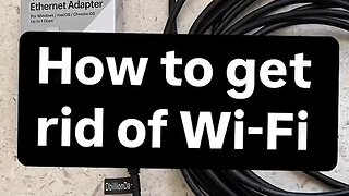 How to remove wi-fi from the home? Takes 5 minutes