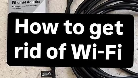 How to remove wi-fi from the home? Takes 5 minutes