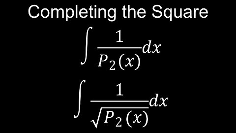 Integration, Completing the Square, Examples, Worksheet, Practice Problems - Calculus