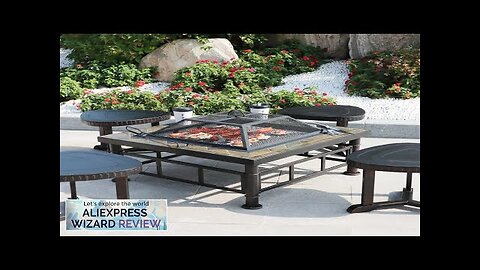 Household Balcony Fire Pits Coffee Shop Restaurant Commercial Brazier Outdoor Garden Villa Review