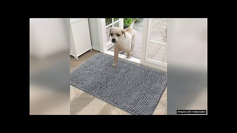 OLANLY Dog Door Mat for Muddy Paws, Absorbs Moisture and Dirt, Non-Slip Review