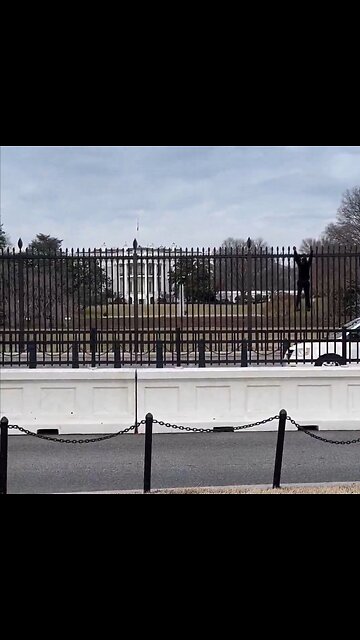 Secret Service Swarms As Man Tries To Climb Over White House Fence