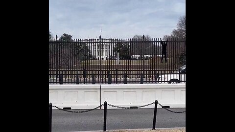 Secret Service Swarms As Man Tries To Climb Over White House Fence