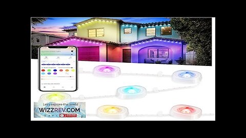 Fussion Permanent Outdoor Lights 100ft Smart RGBIC Eaves Lights with 72 Scene Review