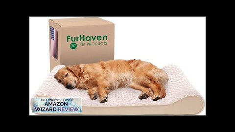 Furhaven Orthopedic Dog Bed for Large Dogs w/ Removable Washable Cover Review