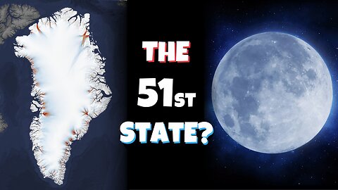 🇺🇸 GREENLAND or THE MOON? Which Will Be AMERICA'S 51st State? 🇺🇸