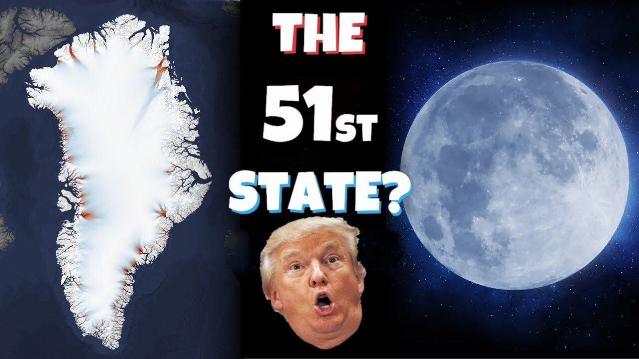 🇺🇸 GREENLAND or THE MOON? Which Will Be AMERICA'S 51st State? 🇺🇸